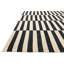 Tapis noir et blanc 5x8 Ponce