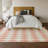Premium Machine Washable Cerrito AMF578 Salmon Rug-104829741
