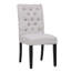 Chaise d'appoint rembourrée en lin capitonné Wren-263736407-197857312
