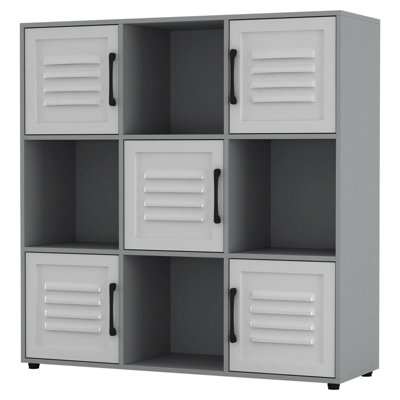 Bernward 90.5cm H x 89cm W Cube Bookcase