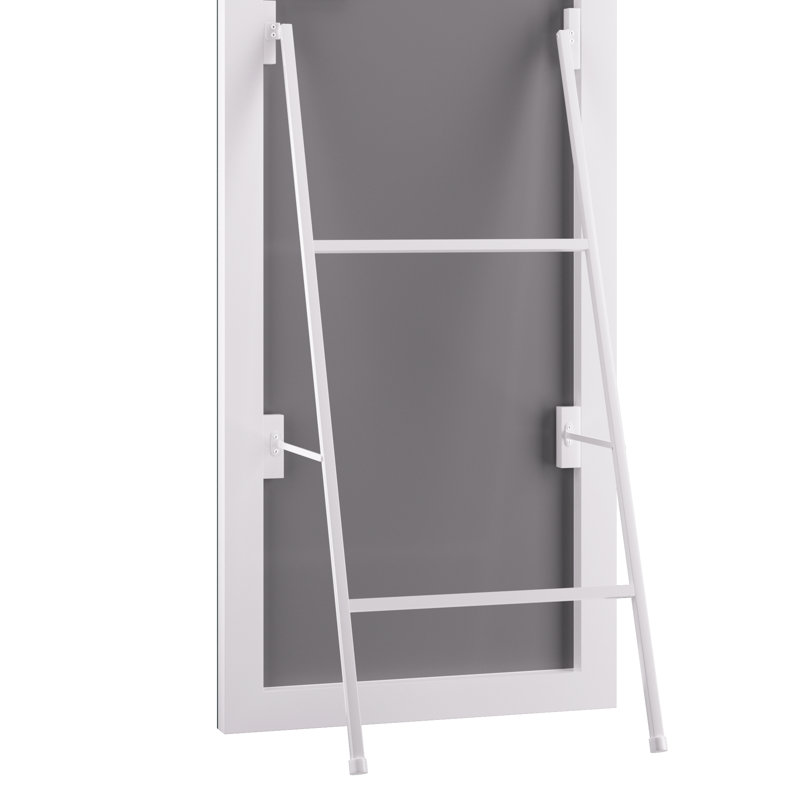 Phaih Arch Modern & Contemporary Lighted Full-Length Mirror with Tempered Glass & 3-Year Warranty, Black, 80.7" x 33.5"