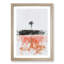 Reflection of a Palm Tree in Hawaii - Picture Frame Painting Print-56859205-56859209