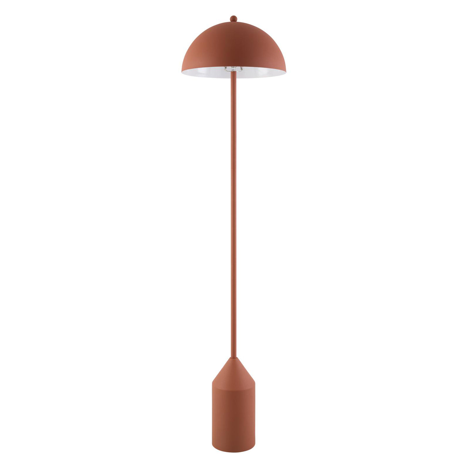 Jemma 59'' Iron Floor Lamp, Terracotta, Terracotta