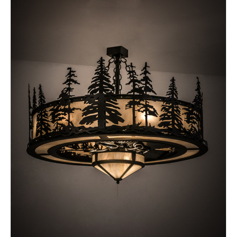 Tall Pines Downrod Ceiling Fan