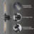 Twining 1 - Light Dimmable Armed Flush Mounted Black Wall Sconces Wall Lights(Including Bulb)-1250357749