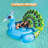 Giant Peacock Raft Inflatable