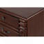 Commode 6 tiroirs Lyndon, cerise