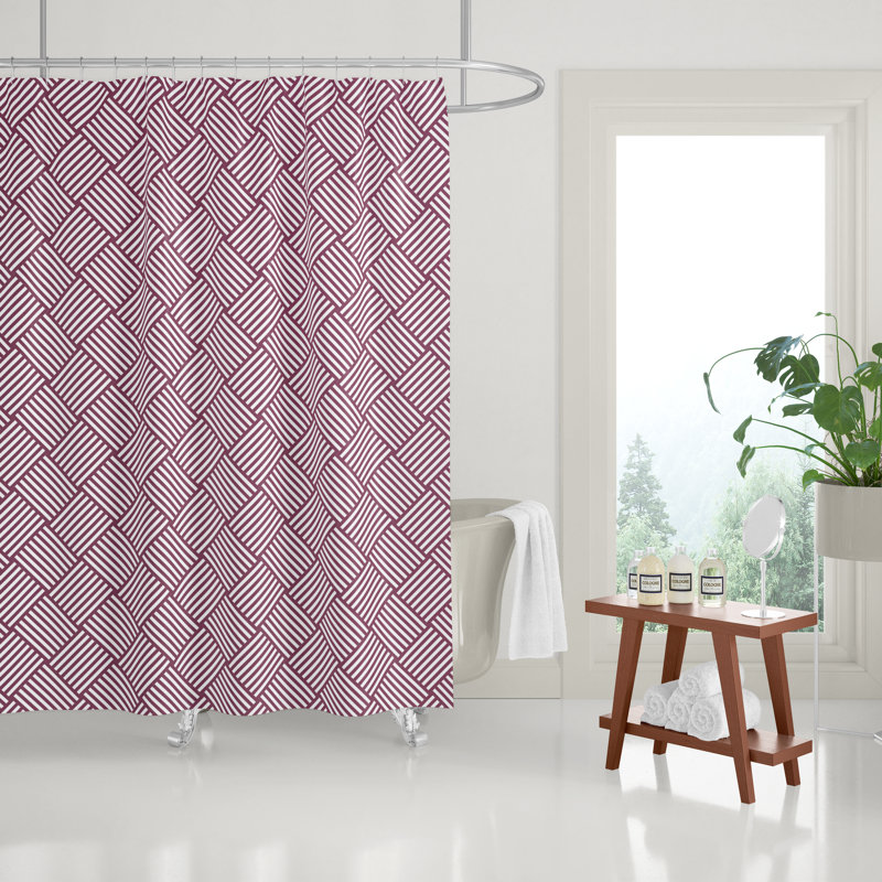 Rideau de douche Henley, Prune