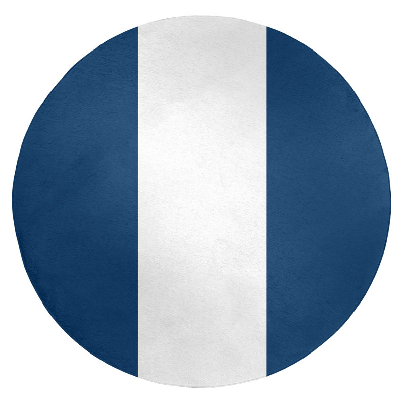Chenille Indoor Rug, Round 5'