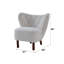 Fauteuil d'appoint en sherpa Teddy