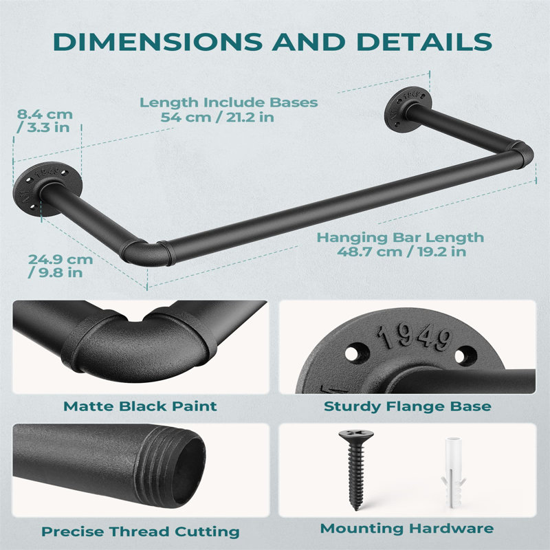 Abdulmajid Wall Mounted Coat Rack