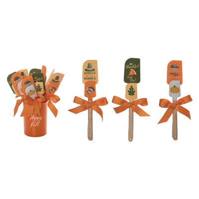 Ensemble de 12 spatules humoristiques à dinde Transpac