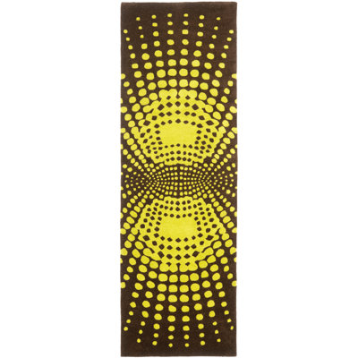 Amier Hand Tufted Wool And Viscose Polka Dots Rug