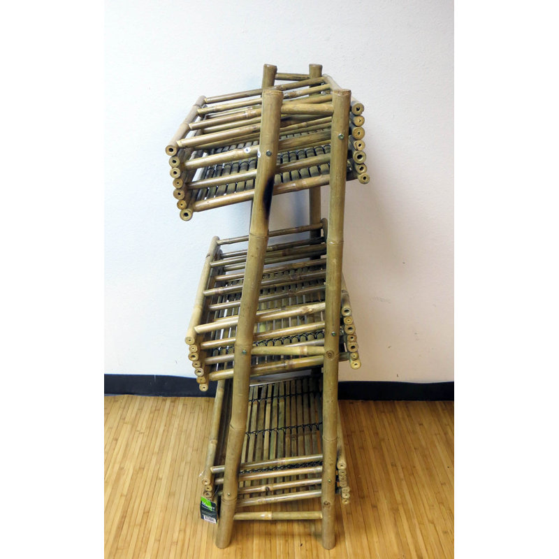 24'' W Solid Wood Storage Rack
