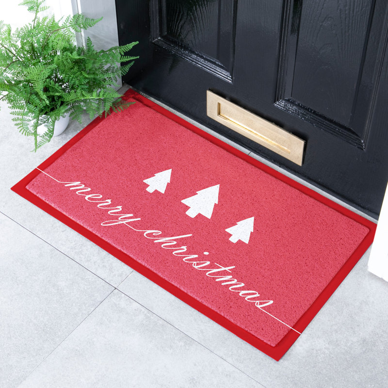 Ameriana Non-Slip No Pattern Christmas Doormat
