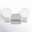 Ruba 2 Light Frosted Dimmable Vanity Light-794965107