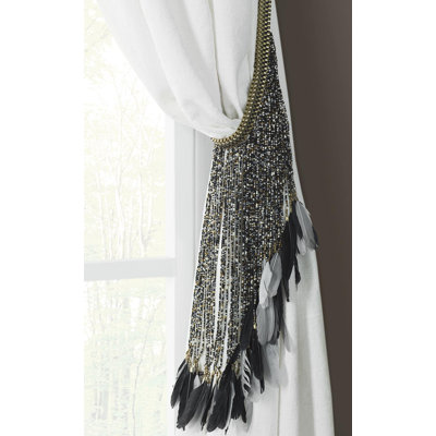Pluma 28'' W Curtain Tieback
