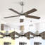 Ventilateur de plafond 42 pouces 5 pales réversible sans fil avec télécommande-2108371260-2108371262