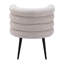 Chaise de salle à manger avec accoudoirs gris et noir