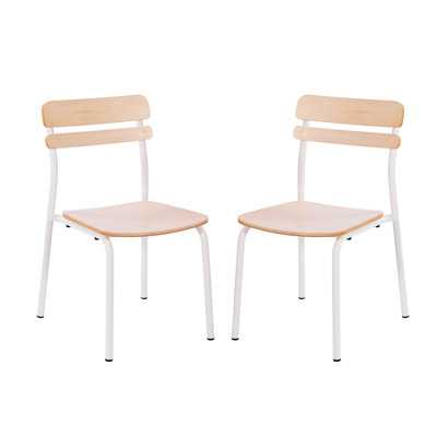 Commercial Solid Wood Dining Chair With Frame And Antique Finish