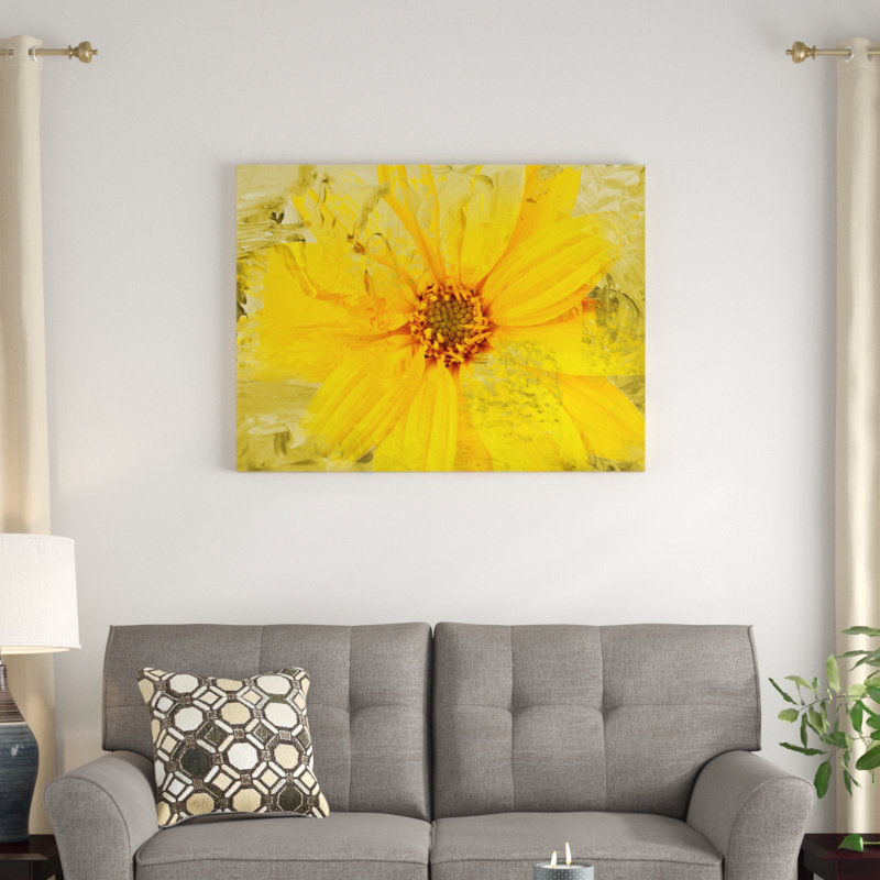 « painted pétales xxxvi », impression sur toile tendue, H 30 po x l 40 po x P 1,5 po