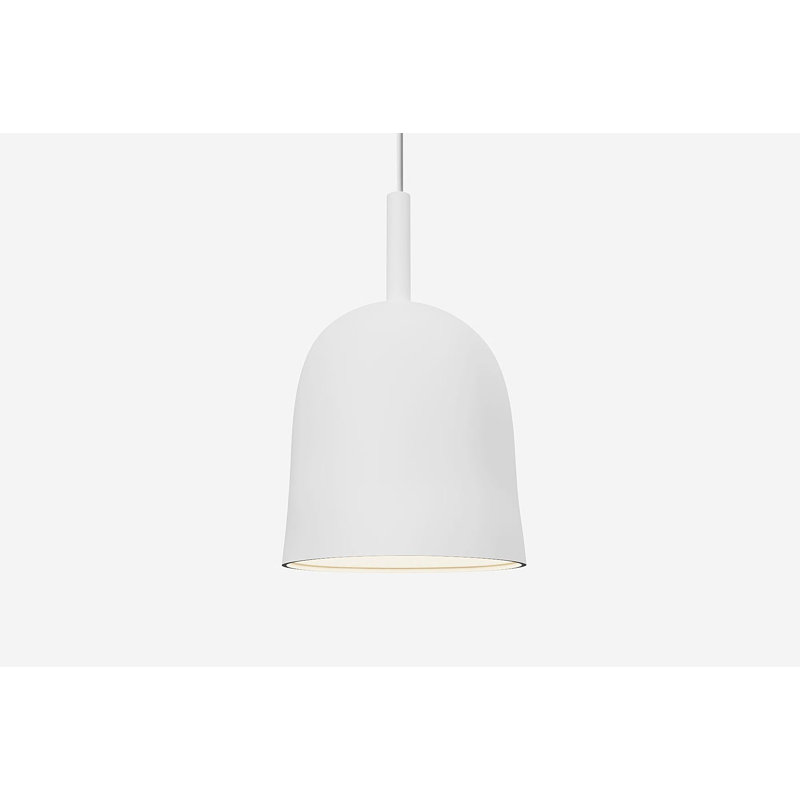 Vessel Pendant Light, Snow, White, 21.5'' H x 9'' W x 9'' D