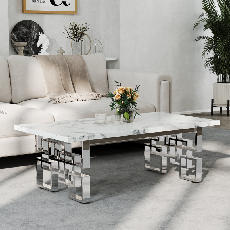 Table basse Weider, Argent argent