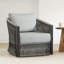 Fauteuil pivotant en corde-1831810732
