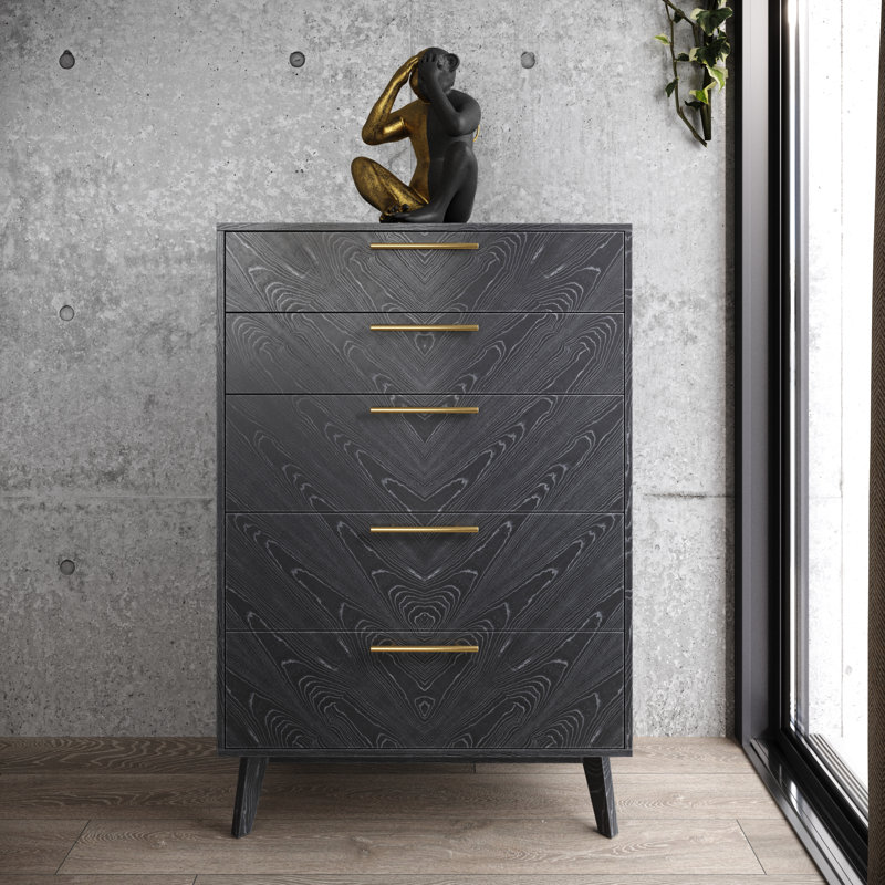 Commode 5 tiroirs Domburg