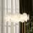 6 - Light Murano Cloud Glass Chandelier