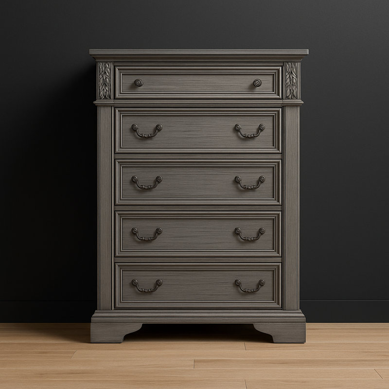 Azoriah 5-Drawer Wooden Dresser