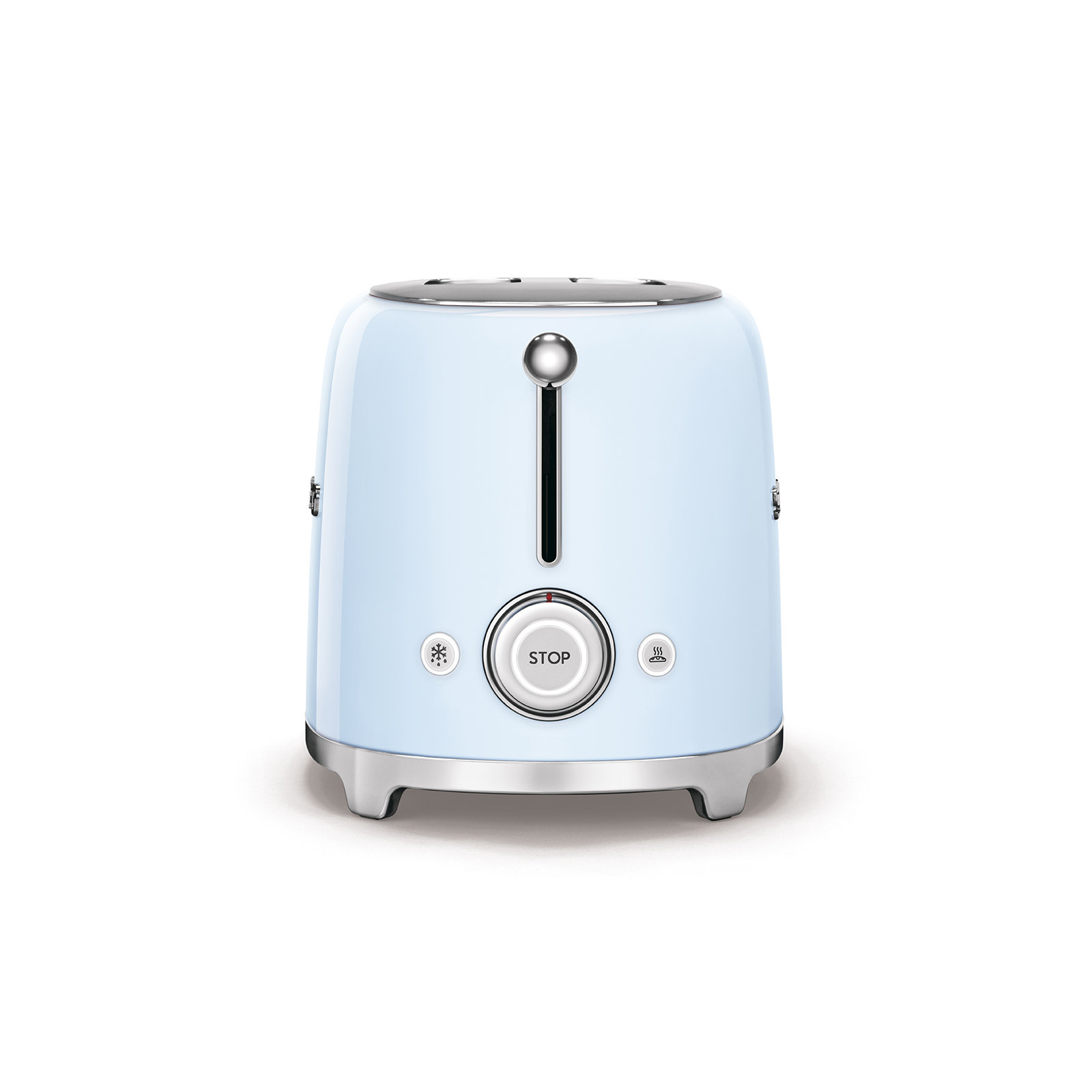 SMEG 50's Retro Style 2 Slice Toaster, Pastel Blue