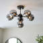 Jaxon Glass Semi Flush Mount
