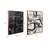 Set Of 2 95X59 Hand Painted Contemporary Art