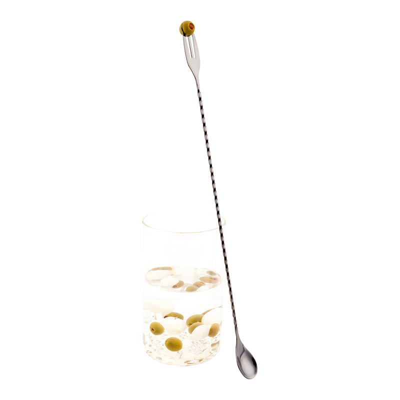 Laurents Stainless Steel Stirrer, Black