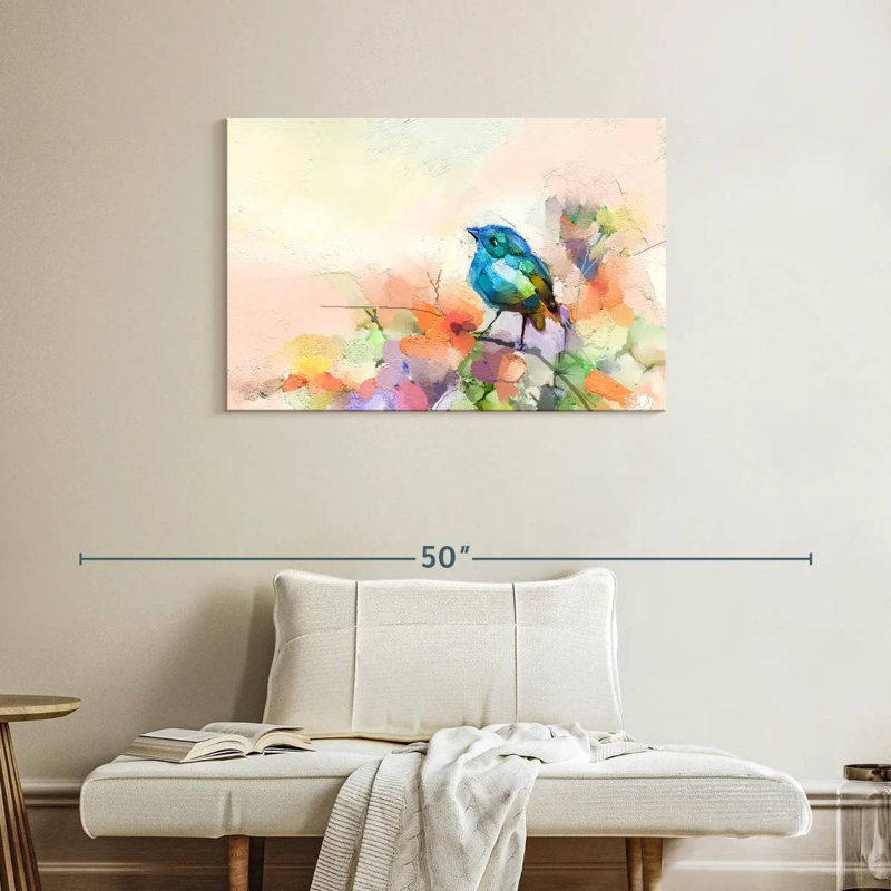 Brampt Bird Abstract, 24" H x 36" W