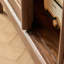 Buffet simple en bois de noyer noir-1225541293