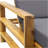 Acacia Wood Adjustable Backrest Outdoor Lounge Chair, Suitable For Gardens, Terraces, And Poolside Areas-2032414768
