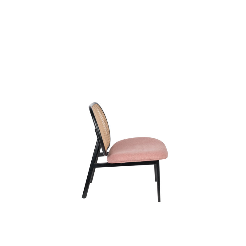 Spike Lounge Chair, Pink Polyester