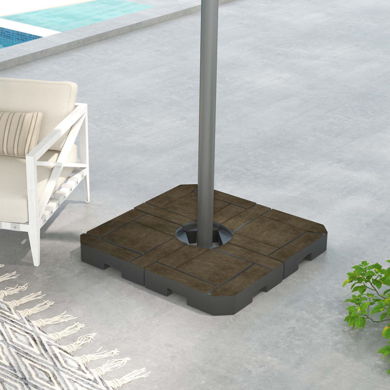 Ensemble de poids de base polyvalent pour la stabilité et la commodité à l'extérieur, Brun