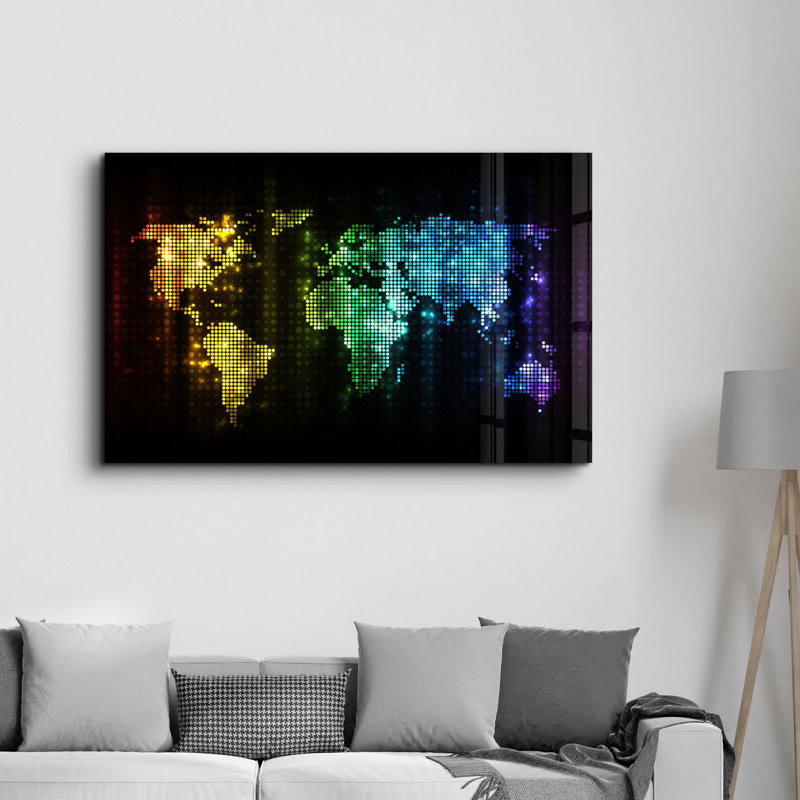 Lekeya Elegant Tempered Glass Wall Art Painting, 13.8 x 21.7 inches | 100% Tempered Glass, Thickness: 0.16 inches | UV Printed for Vibrant Colors | Perfect for Home Decor, Living Room, & Office Spaces