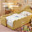 Boucle Upholstered Dinosaur-shaped Kids Bed With Safety Guardrails And Solid Wood Slat Support-253723893