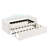 Twin XL Upholstered Daybed with Trundle, Velvet Sofa Bed with Adjustable LED Light, No Box Spring Needed, White-979853772