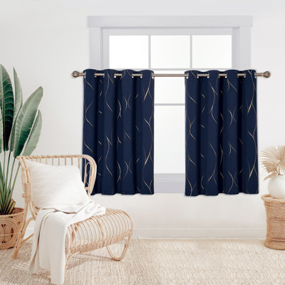 Boulus Room Darkening Curtain Panel Pair