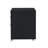 Coleen Black High Gloss & Chrome Finish Cabinet