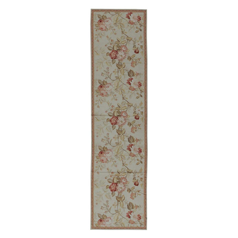 Handmade Wool Floral Area Rug