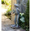 Charmante statue de jardin grenouille majordome