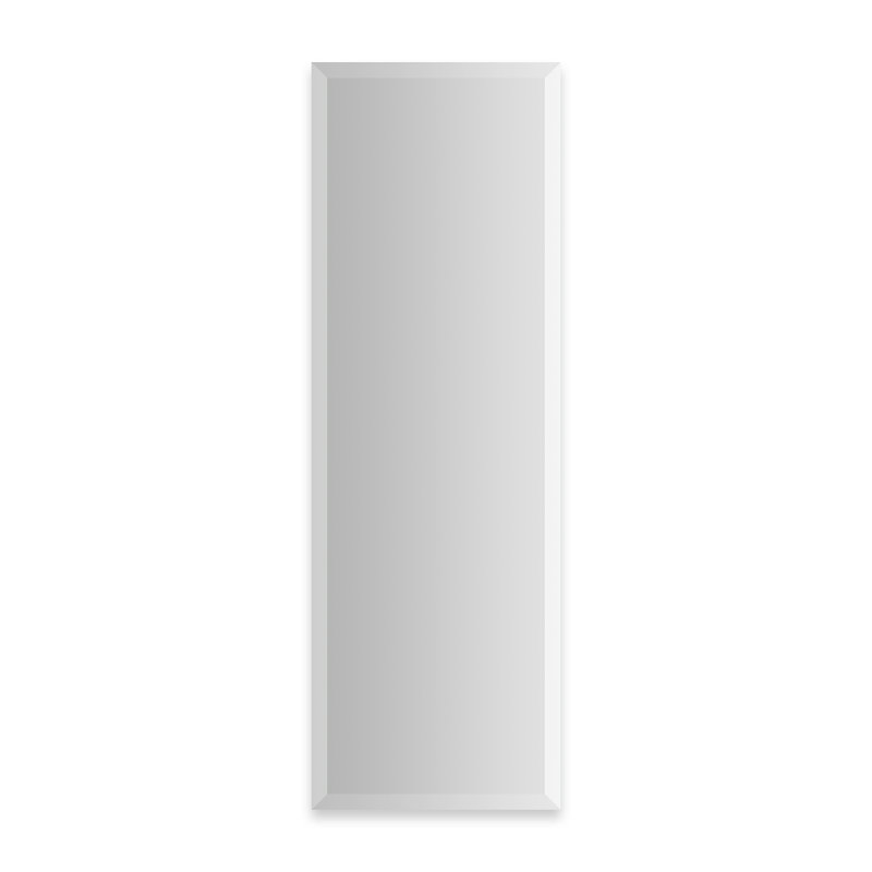 Modular Beveled Frameless Full Length Mirror, 36" x 11.25"