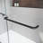 Sliding Glass Tub Door 56-60 In. W X 57 In. H, Semi Frameless Double Bathtub Door, Certified Thick Clear Clear Tempered Glass, 304 Stainless Steel Handles-111950567