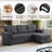 Ebern Designs Sleeper Sofa Couch with Pull Out Bed, Sectional with Storage Convertible Chaise